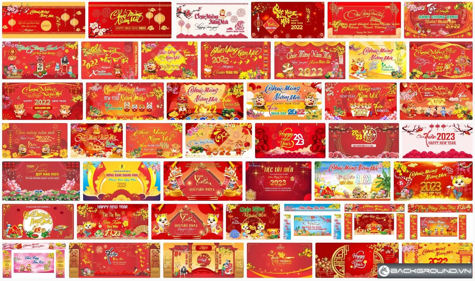 50+ Phông chúc mừng năm mới