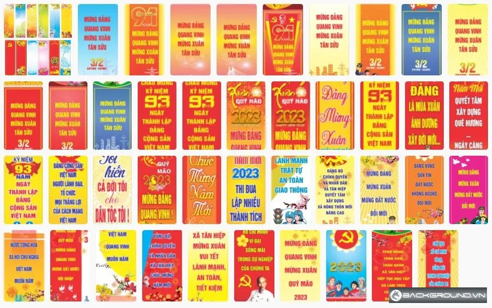 45+ Phướn treo chúc mừng năm mới