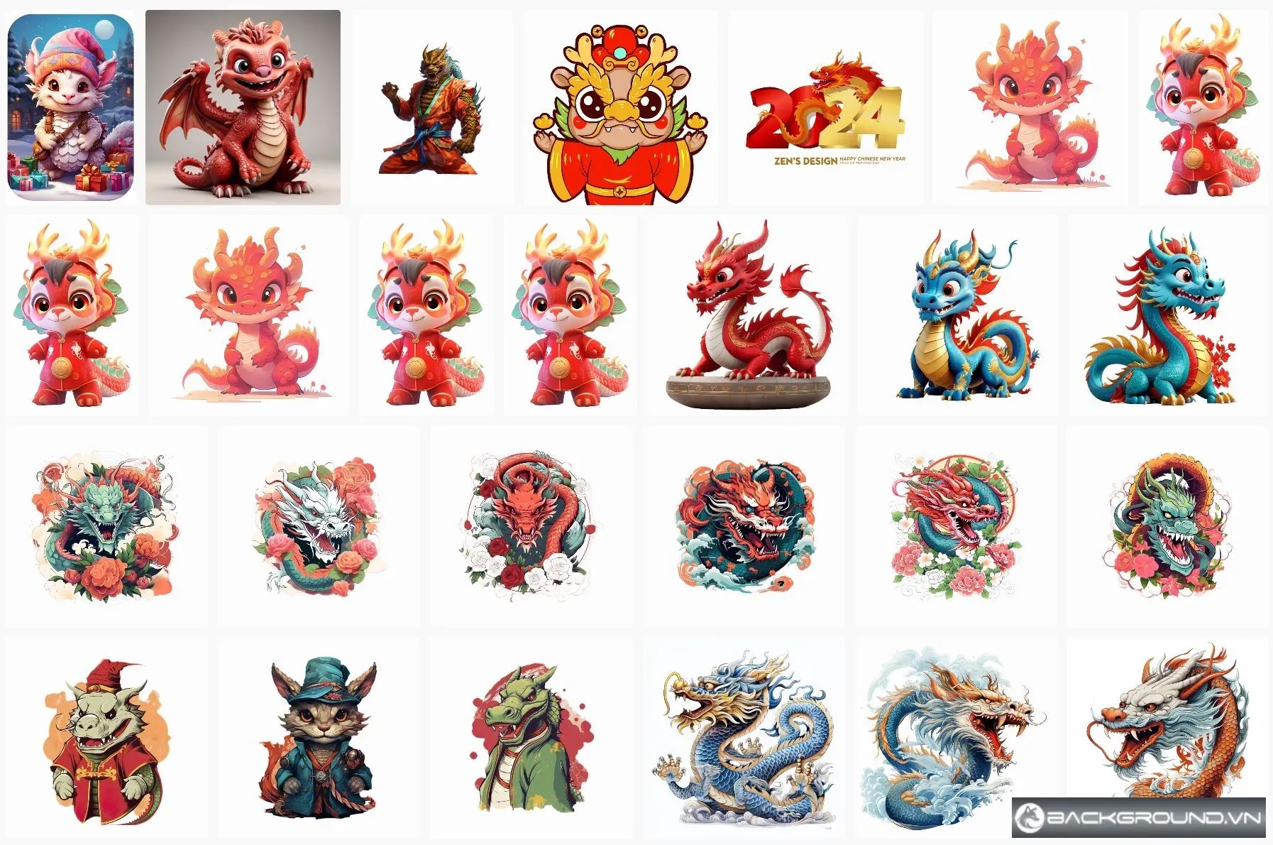 25+ Hình Rồng PNG