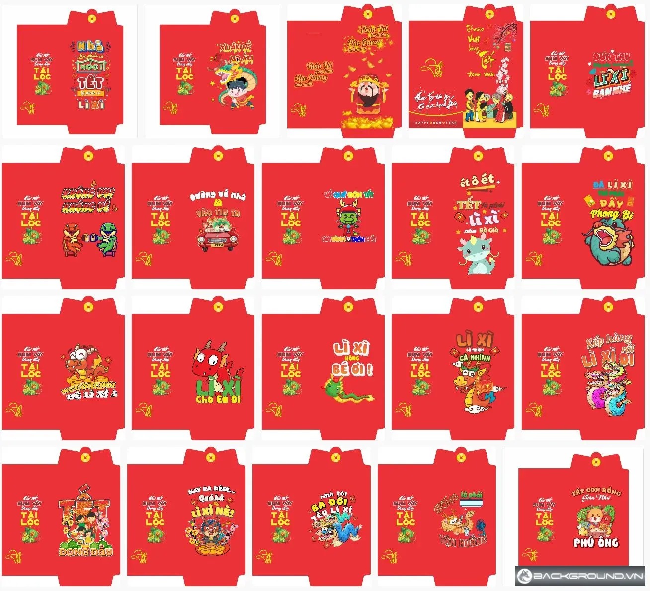 20+ Mẫu lì xì 2024