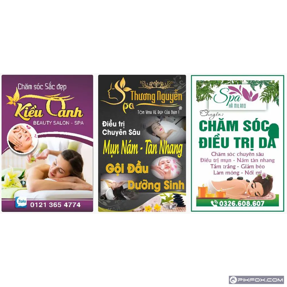 3+ Biển vẫy quảng cáo spa