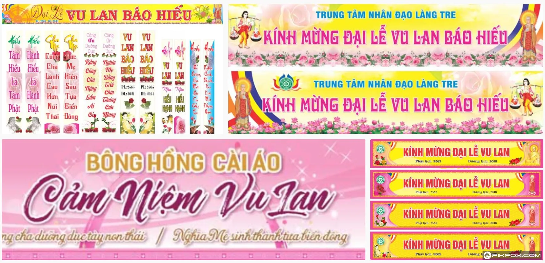 4+ Băng rôn lễ vu lan báo hiếu