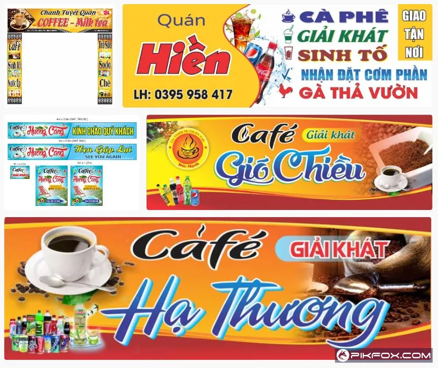 5+ Biển quảng cáo cafe