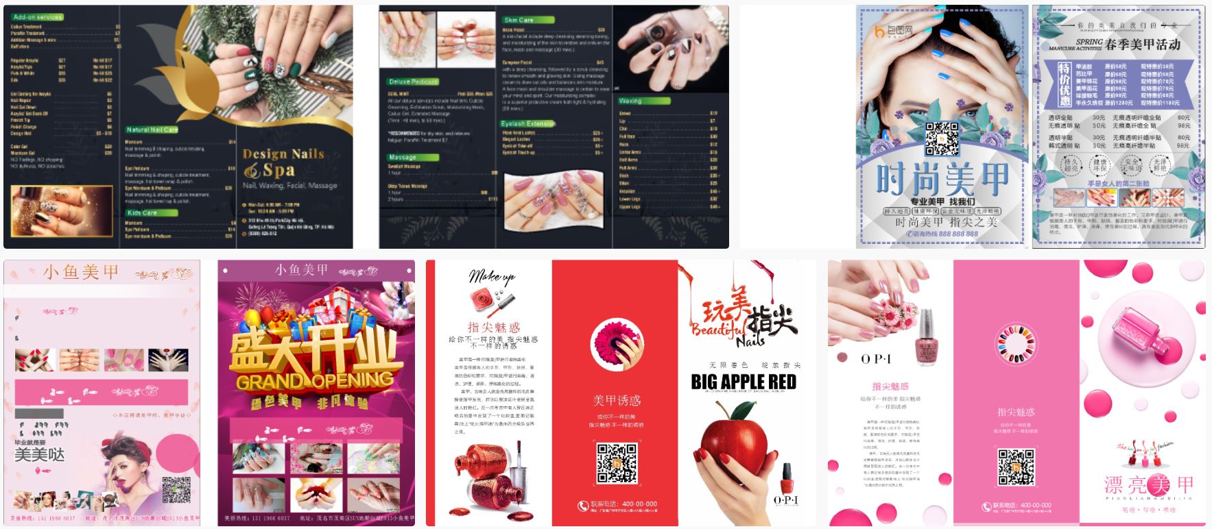 5+ Menu nail đẹp