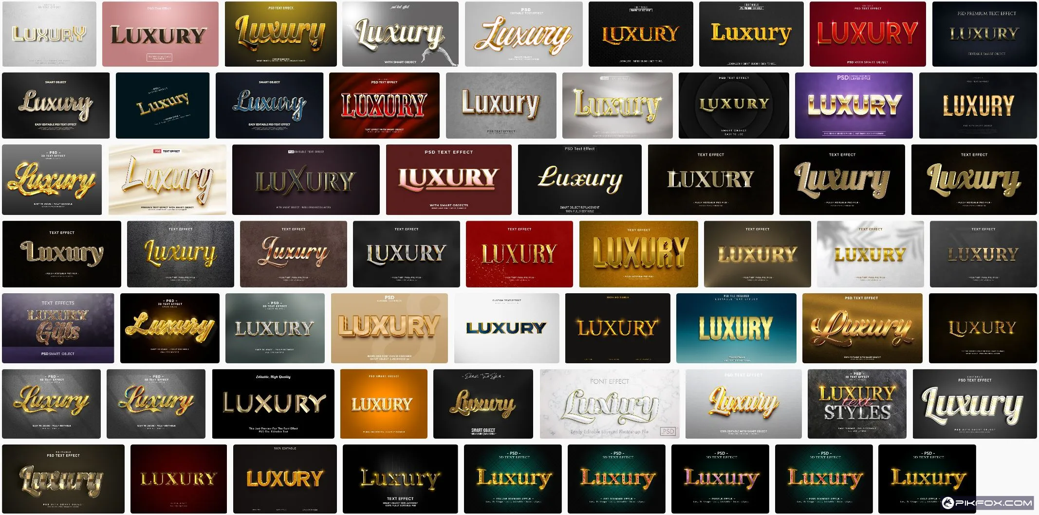 62+ Text Effect Luxury