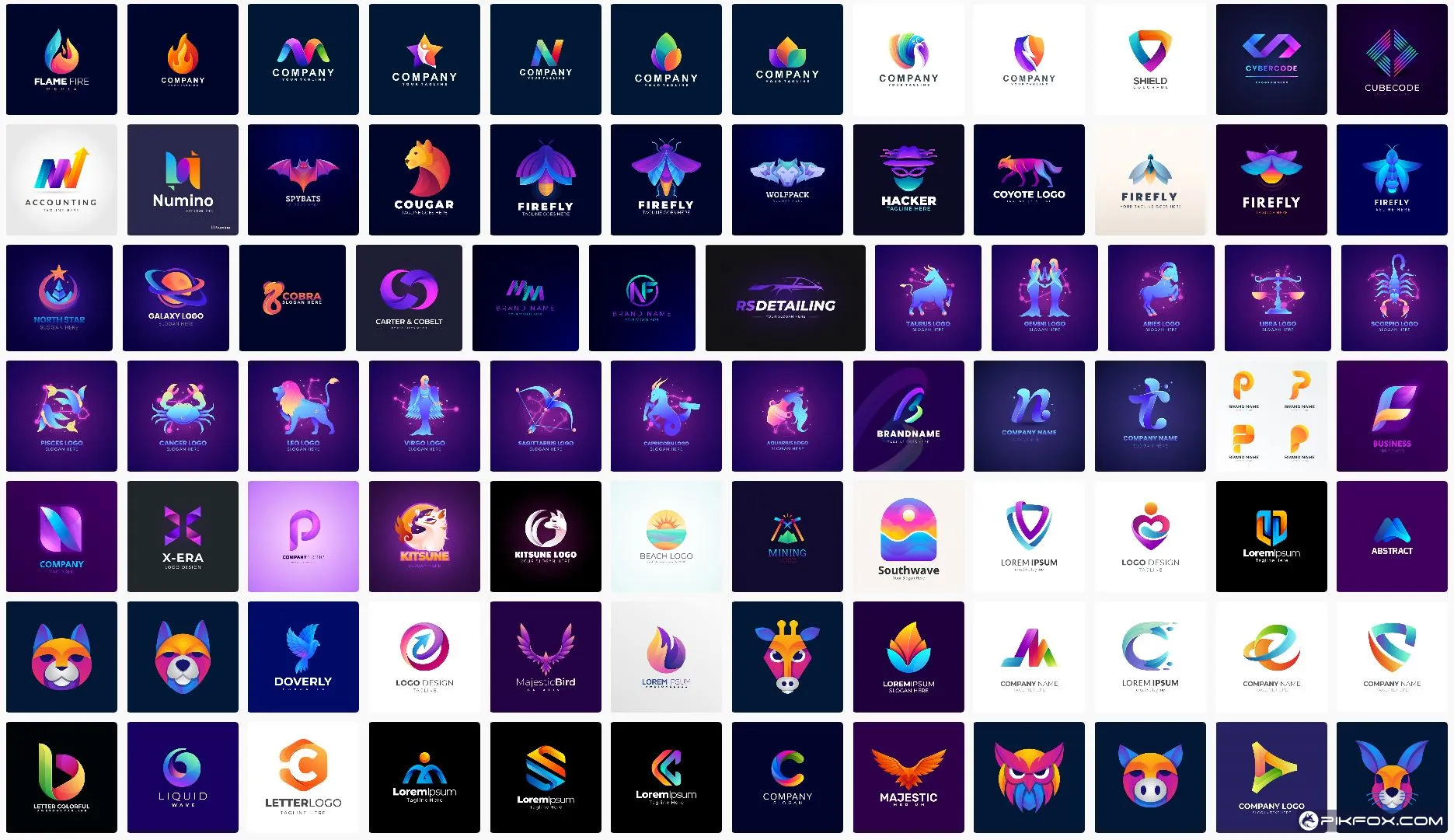 90+ Logo Gradient