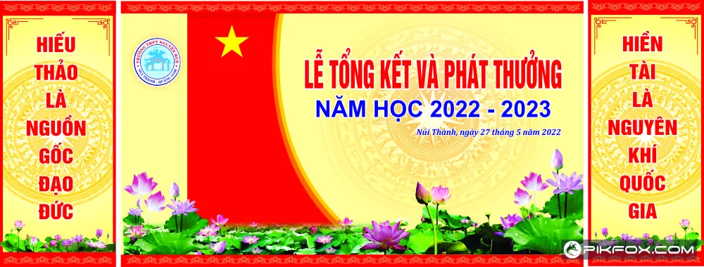 Backdrop lễ tổng kết THPT