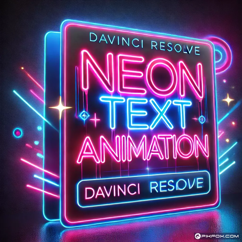 Neon Text Animation