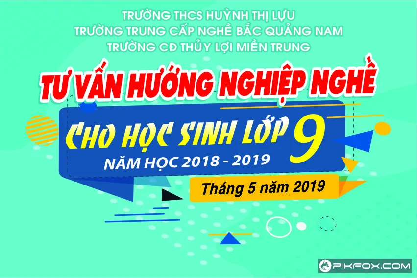 Poster tư vấn và hướng nghiệp lớp 9